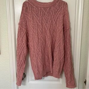 Free People Daphne oversized cable sweater